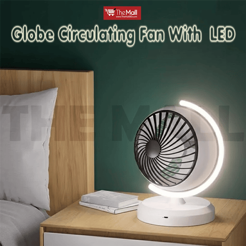 Globe Circulating Fan With LED - AA-888 •