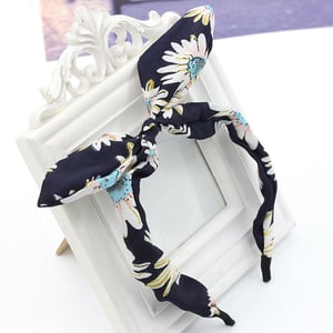 Simple Floral Bow Headband (44)