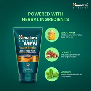 Himalaya Men Power Bright Licorice Face Wash 100ml