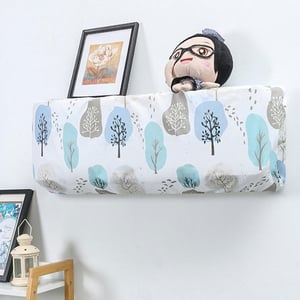 Air Conditioning Dustproof Cover Small Size - Grey Tree ( 1.5 Ton )