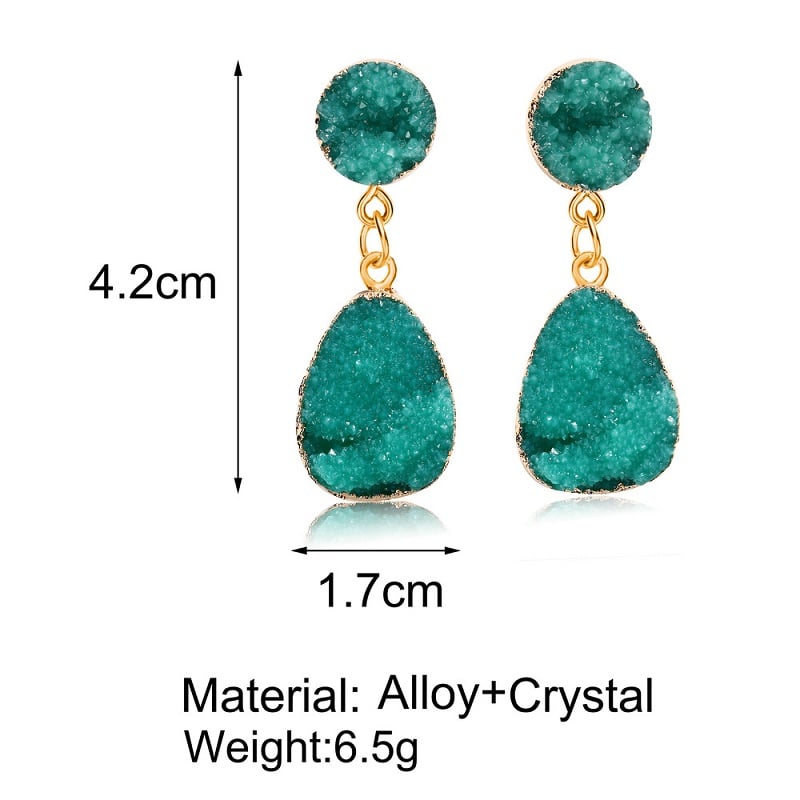 Women's Druzy Stone Earrings (20157)