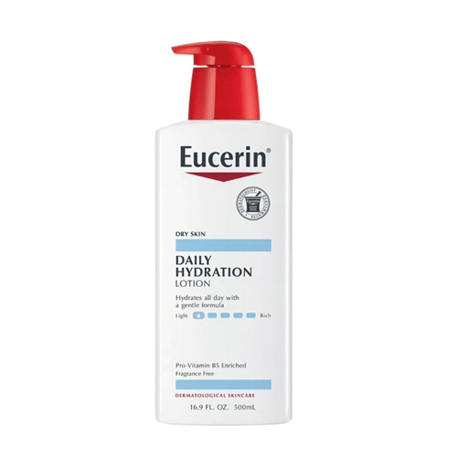 Eucerin Daily Hydration Lotion For Dry Skin 500ml •