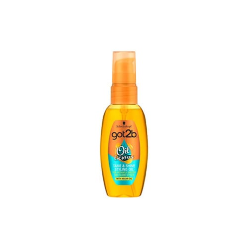 Schwarzkopf Got2b Oil Licious Tame & Shine Styling Oil With Argan Oil 50ml