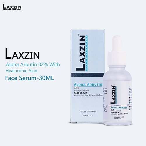 Laxzin Alpha Arbutin 02% With Hyaluronic Acid Serum 30ml