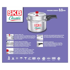 SKB Classic Pressure Cooker 5.5L