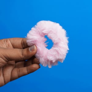 Soft Fleece Hair Band - Light Pink