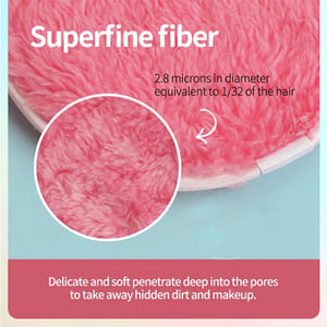 Clean Sponge Makeup Remover Puff - Pink