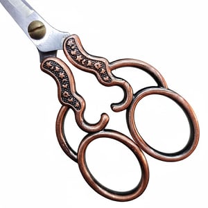 Antique Design Mini Scissor - Bronze