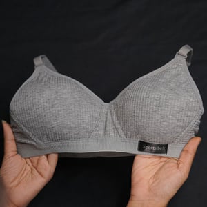 Soft Padded Bra For Women - 34-M Gray