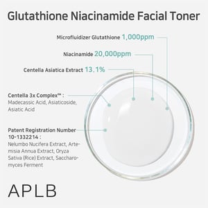 APLB Glutathione Niacinamide Facial Toner 160ml •