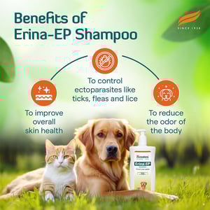 Himalaya Erina-EP Tick & Flea Management Shampoo 200ml
