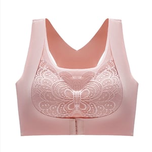 Soft Padded Butterfly Shape Bra For Women - M Pink