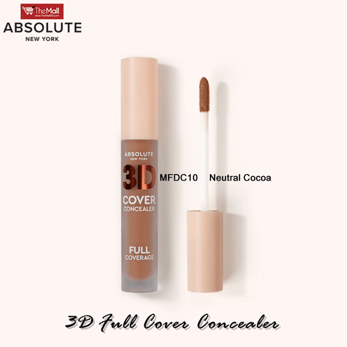 Absolute New York 3D Full Cover Concealer 5.5ml - MFDC10 Neutral Cocoa