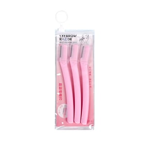 LMLTOP Eyebrow Razor 3pcs - Pink