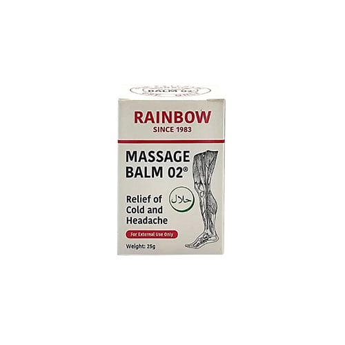 Rainbow Massage Balm 02 For Relief of Cold and Headache 25g