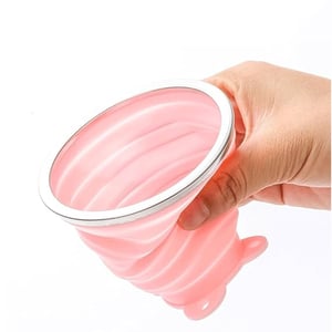 Folding Travel Mug - Pink