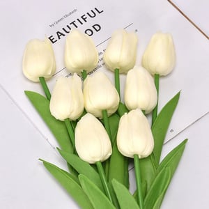 Bobo Transparent Plastic Balloon With Lighting Tulip Flower