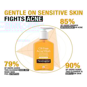 Neutrogena Oil Free Acne Wash 269ml •