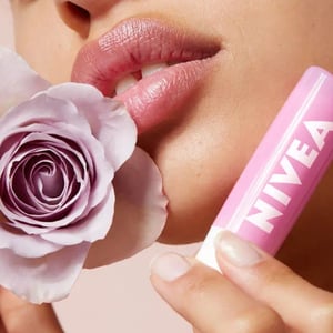 Nivea Soft Rose Long Lasting Moisture Caring Lip Balm 4.8g