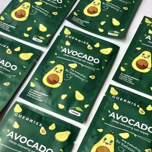 Guerniss Avocado Deep Cleansing Wet Wipes 1 Sheet