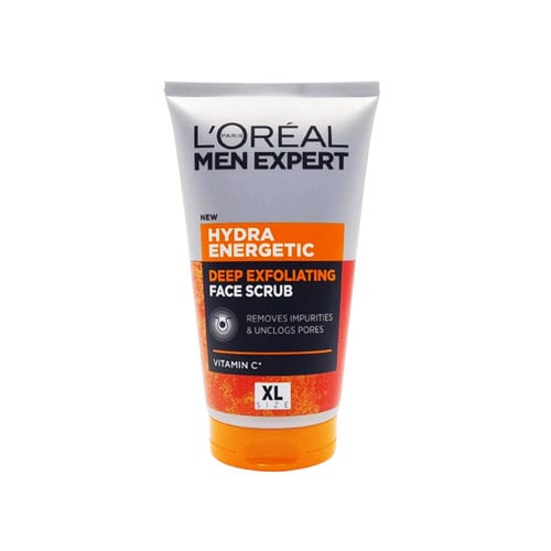 L'Oreal Men Hydra Energetic Deep Exfoliating Face Scrub XL 150ml•