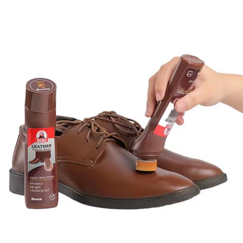 Biki Liquid Shoe Polish 75ml - Brown