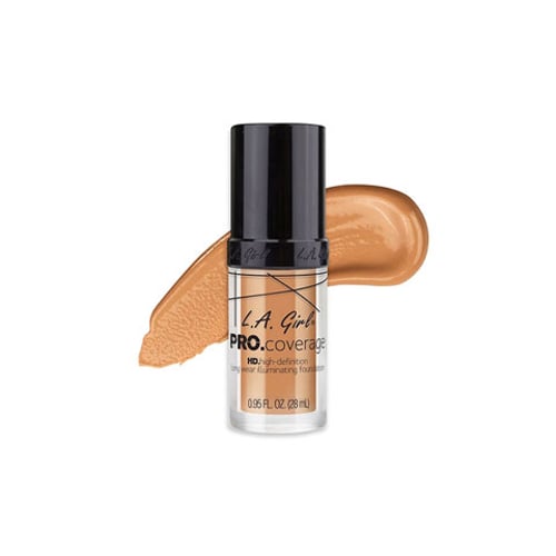L.A. Girl Pro.Coverage Illuminating Foundation 28ml - GLM648 Soft Honey