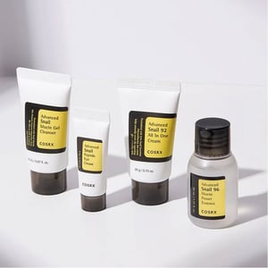 COSRX All About Snail Kit 4-Step For Dry Skin & Dark Spot  •