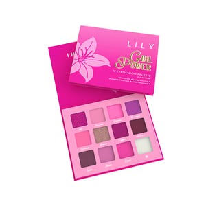 Lily Girl Power 12 Eyeshadow Palette - Perfect Pink
