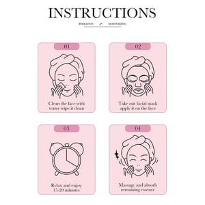 Bioaqua Rose Anti Oxygen Activating Facial Mask 30ml