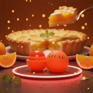 Lilac SPF 15 Premium Lip Balm 10g - Orange Pie