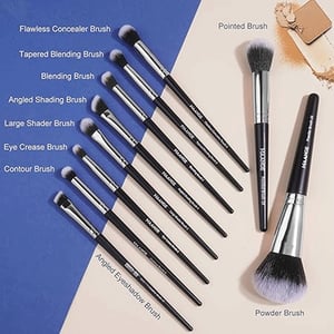 MAANGE Makeup Brush 20pcs - Black