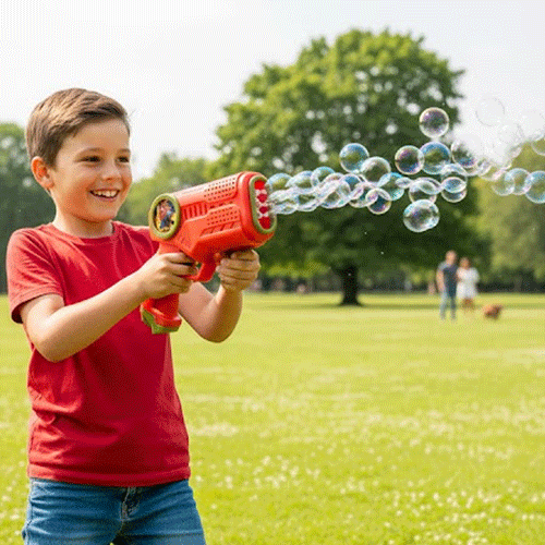 Smart Toys Bubble Gun 3+ Years - Red