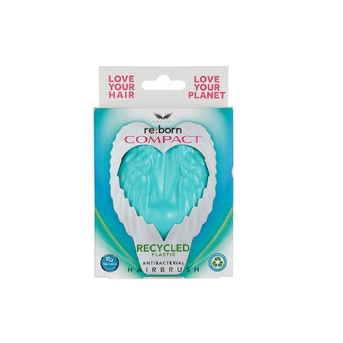 Tangle Angel Re:Born Compact Antibacterial Hairbrush - Aqua