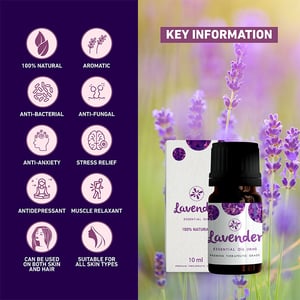 Skin Cafe 100% Natural Essential Oil 10ml - Lavender