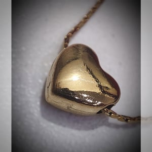 Love Shape Gold Plated Chain For Women