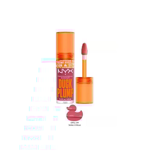 NYX Duck Plump Lip Gloss 7ml - 09 Strike A Rose