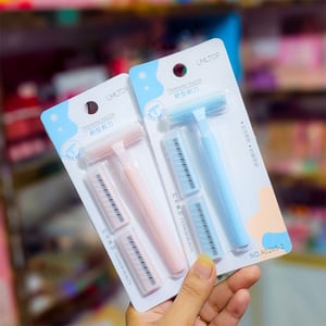 LMLTOP Trimming Razor With Extra 2 Blade - Baby Pink