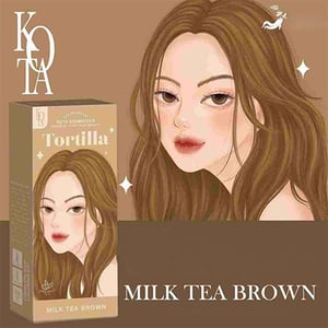 Kota Tortilla Hair Color 100ml - Milk Tea Brown•