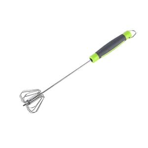 Semi Auto Stainless Steel Whisk - Bright Green