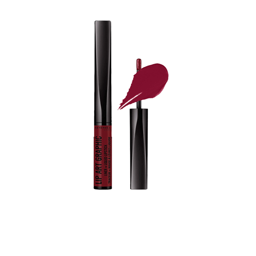 Rimmel Lip Art Graphic Liner + Liquid Lipstick 1.8ml - 810 Be Free