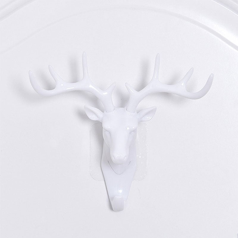 Deer Head Wall Hooks - Off White