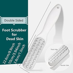 Liangyu Double Sided Foot Scrubber - White