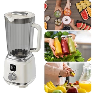 Rechargeable Citrus Juicer With Led Display - White