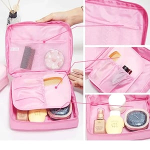 Makeup Storage Travel Bag - Pink