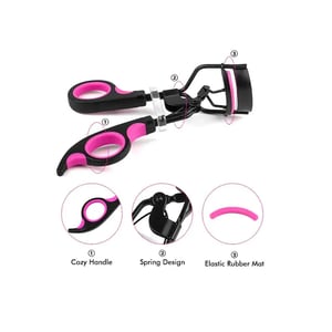 IMAGIC Eyelash Curler - Black & Pink