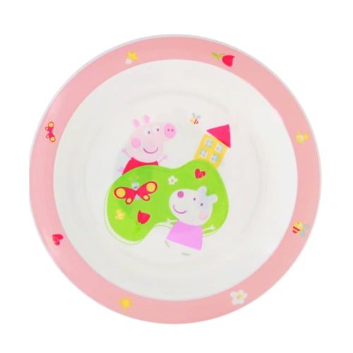 Peppa Pig Grow With Peppa Feeding Plate - Peach 6m+
