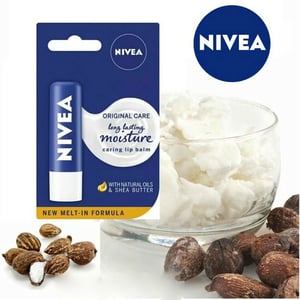 Nivea Original Care Long Lasting Moisture Caring Lip Balm 5.5ml