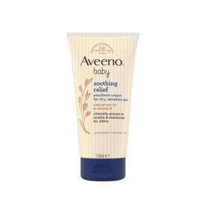 Aveeno Baby Soothing Relief Emollient Cream 150ml •