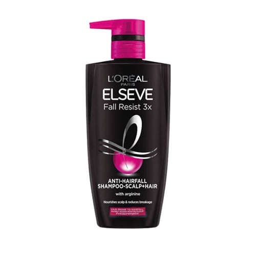 L'Oreal Paris Elseve Fall Resist 3x Anti Hairfall Shampoo Scalp + Hair 410ml .